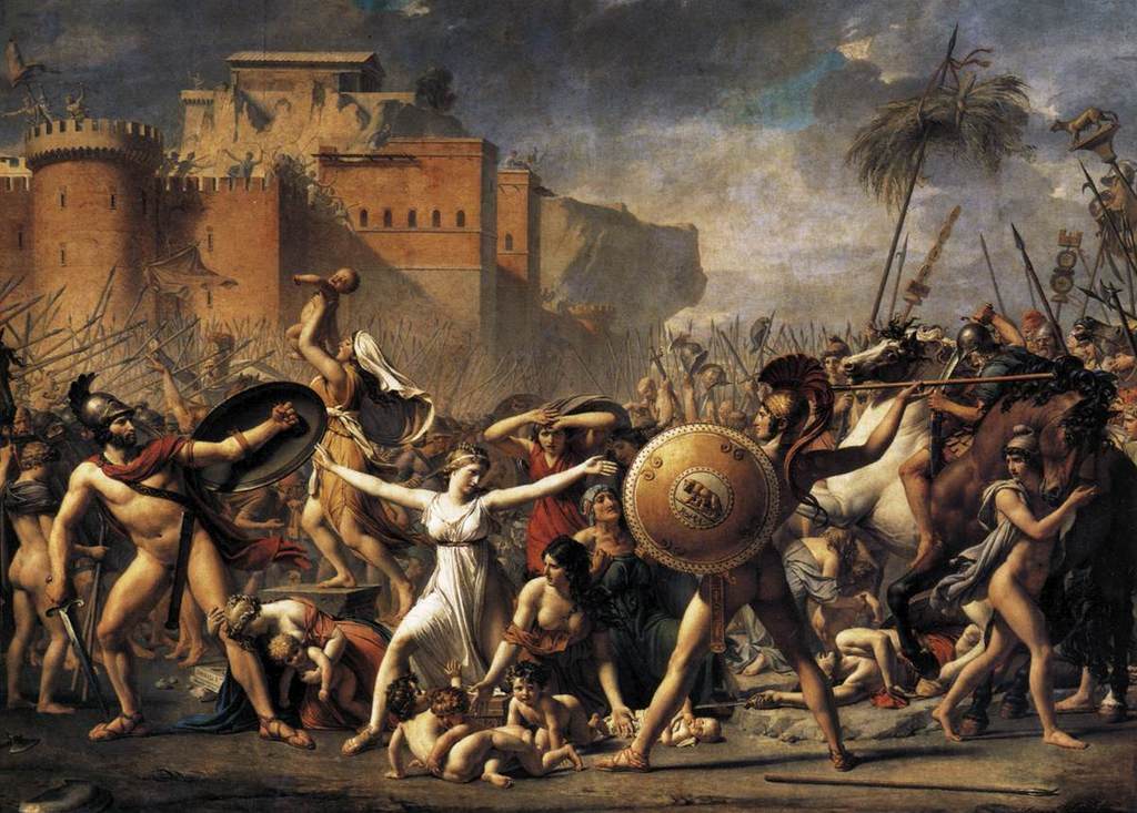 The Intervention of the Sabine Women Jacques-Louis David