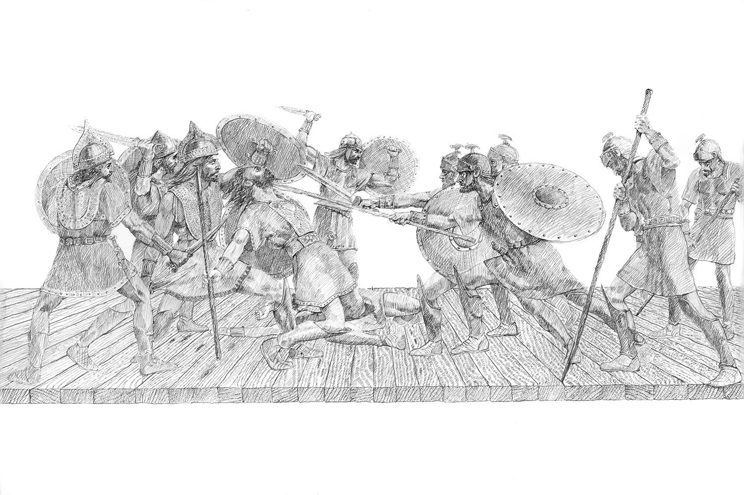 Horatius Cocles defending the Sublician Bridge