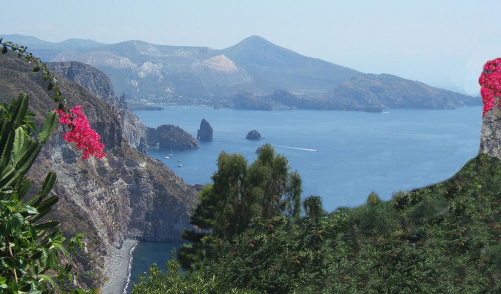 View of the island of Lipara