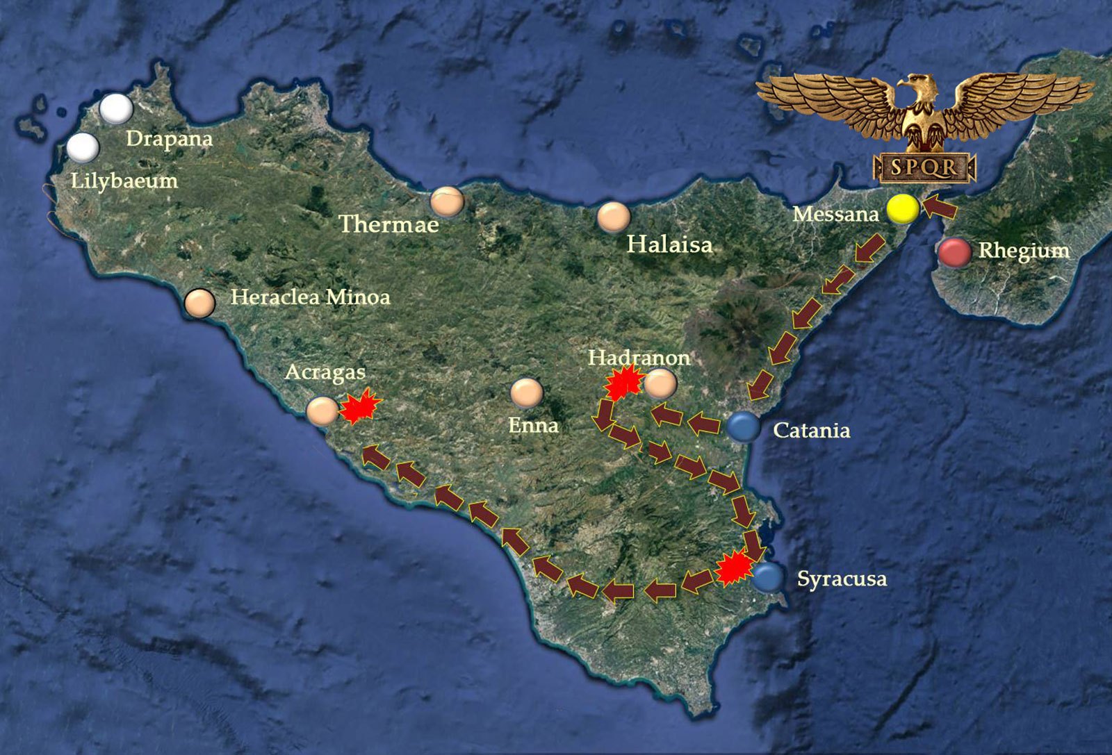 1st Punic War: Roman Successes in 262 BC