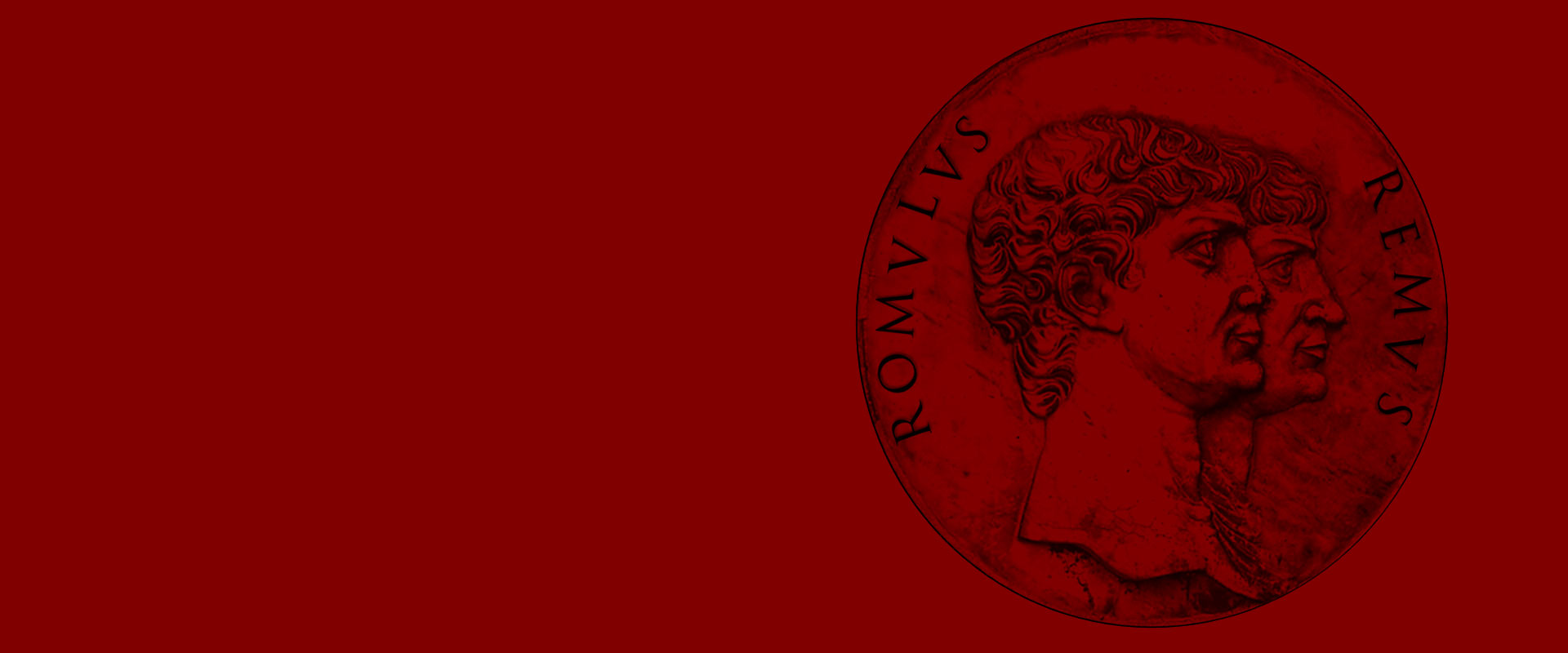 Romulus Remus medallion